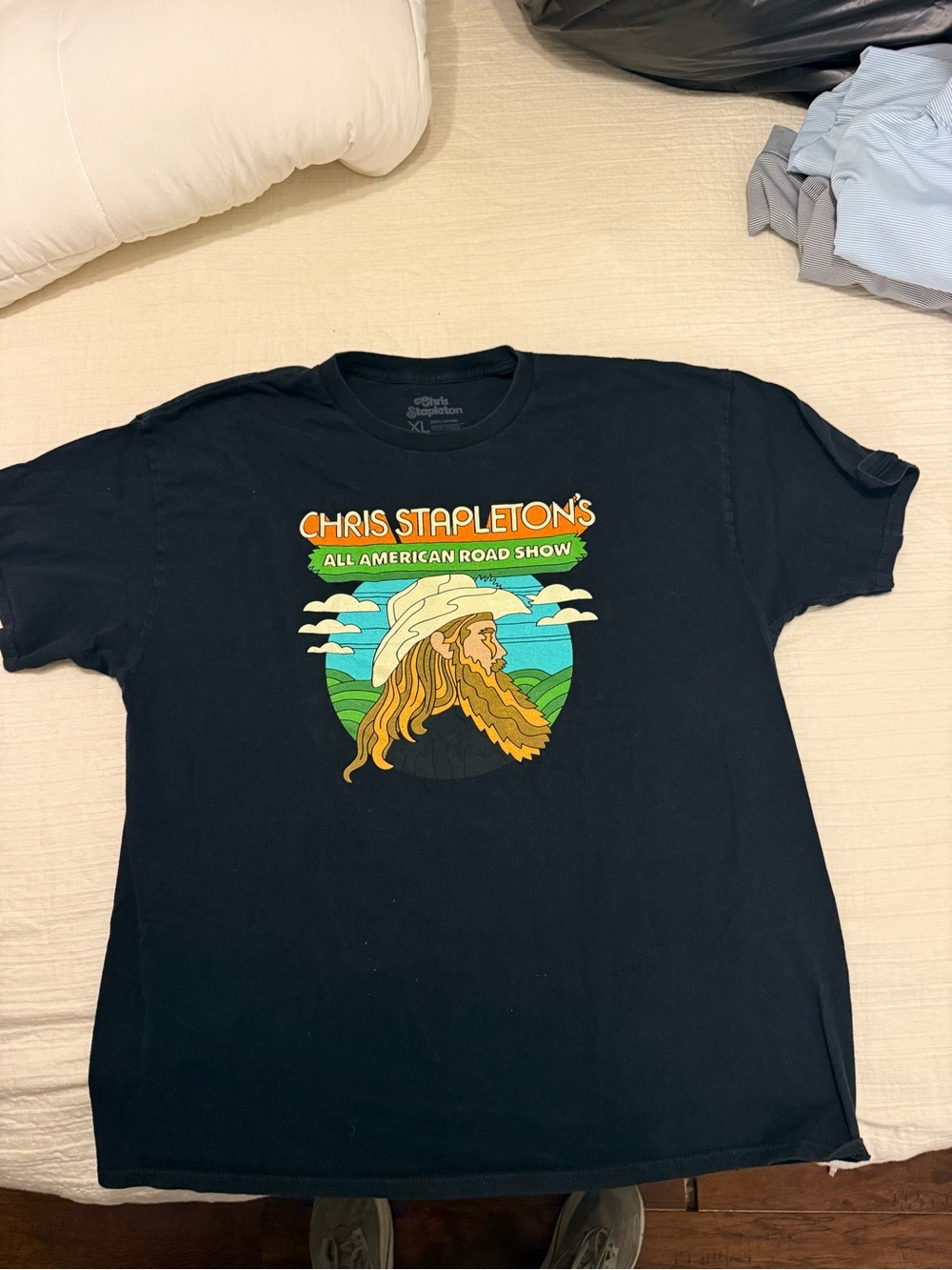 Chris Stapleton Black Graphic Tee - All American Road Show